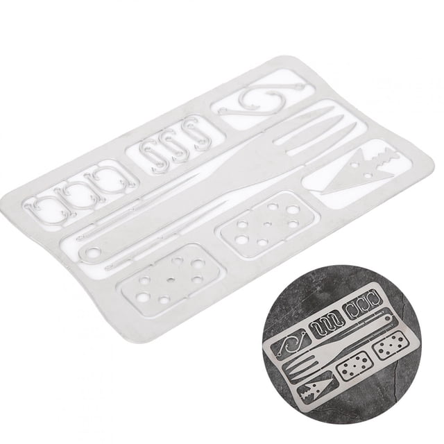 Survival Multi Tool Card,Multi‑Tool Camping Equipment Survival Survival Card Multi Tool Card Impressive Results