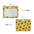 thumbnail image 2 of Kdxio Sunflowers Card Badge Holder Work Badge Sleeve for Office, School, Factory, ID Credit Cards, Driver Licenses and Passes, 2 of 7