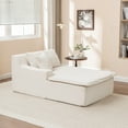 thumbnail image 3 of Right Armrest Chaise Lounge Sofa Bed - High-Density Foam Construction, No Assembly Required, Expands in 48 Hours for Living Room & Bedroom Use (Single), 3 of 9