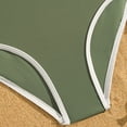 thumbnail image 6 of Girls Modest Swimsuit Summer One Piece Swimsuits Color Block Bathing Suit Contrast Trim Wide Straps Swimwear For Teens Girls, 7-14 Years, 6 of 7