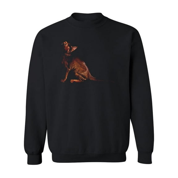 Realistic Abyssinian Cat Sweatshirt Men -Image by Shutterstock, Male 3X-Large