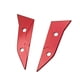 thumbnail image 5 of de pieza de bloque decorativo para parabrisas de 2 piezas cara de montaje modificada de repuesto rojo Sharpla Decorativo de parabrisas, 5 of 8