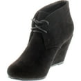 thumbnail image 2 of ANNA SALLY-5 Womens Adorable Almond Toe Lace up Wedge Ankle Bootie, 2 of 4