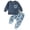 Blue, variant on Quealent Toddler Baby Boy Hunting Camouflage Outfit Crewneck Sweatshirt Camo Patch Pocket Pants 2Pcs Fall Infant Casual Set (Blue, 18-24 Months)