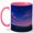 Pink, variant on Starry Village Night 11oz Ceramic Mug, Moonlit Countryside Art