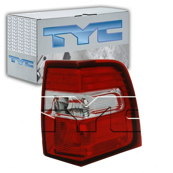TYC Right Tail Light Lens compatible with Ford Expedition 2007-2015