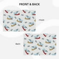 thumbnail image 3 of Placemats Set Of 4 / 6, Cute Surfing Shark Placemats For Dining Table Indoor/Outdoors Heat Resistant Washable Placemats 18" X 12", 3 of 8