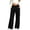 Black, variant on Rvasteizo Fall Winter Toddler Girls Wide Leg Pants Elastic Waist Solid Fashion Long Pants 3 Years