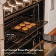 thumbnail image 5 of Thyme & Table Non-Stick Rectangle Baking Sheet with Gold Cooling Rack - Black, 5 of 12