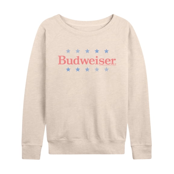Budweiser - Bud Americana - Women's French Terry Long Sleeve Pullover
