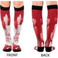 thumbnail image 2 of FREEAMG 2 Pair Lovely Love Heart Compression Socks for Women Men,Knee High Stockings for Athletic Sports,Running,Travel, 2 of 7