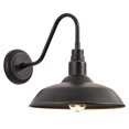 thumbnail image 1 of Lámpara de pared de bronce para exteriores Light Fixture GOALPLUS de 14 pulgadas, 1 of 9