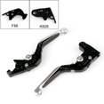 thumbnail image 1 of Adjustable Folding Extendable Brake Clutch Levers For Kawasaki ZX10R 6R Z1000 Silver, 1 of 2