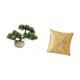thumbnail image 5 of Árbol bonsái artificial,Bonsái artificial para decoración de escritorio o interior,Bonsái artificial,planta falsa en maceta.,Funda de almohada,Fundas de cojín para sofá cama,funda cuadrada, 5 of 8