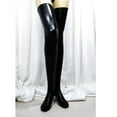 thumbnail image 6 of Wdfiry High Stockings for Women Sexy Womens Solid Patent Leather Thigh Versatile And Domineering Socks, 6 of 7
