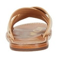 thumbnail image 4 of Sam Edelman Maxine Nude Leather Open Toe Slip On Slide Flat Leather Slides (NATURAL SAND, 6), 4 of 6