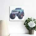 FANNA Monster Truck Canvas Wall Art Home Decor Painting 20x20in