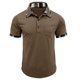 thumbnail image 4 of Mens Manga Corta Botón Abajo Camisas Primavera Verano Casual Cuello Cuadrado, Transpirable Punto para el Golf Y el Uso Diario, 4 of 9