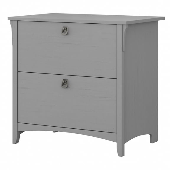Bush Furniture Salinas Lateral File Cabinet, 2 Drawer, Cape Cod Gray