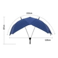 thumbnail image 4 of Automatic Open Umbrella Anti-UV Rain Windproof handle uv protection windproof Couple's Umbrella Large Blue, 4 of 9