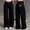 X-382Black, variant on YMNXA Big Kids Girls Denim Pants Elastic Waist Straight Fit Bow Embroidery Loose Fit Fashion Trousers With Pockets Streetwear For Casual Daily Wear,Black,9-10 Years