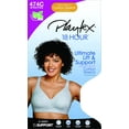 Women's Playtex US474C 18 Hour Ultimate Lift and Support Wirefree Bra (Grey Heather 42C