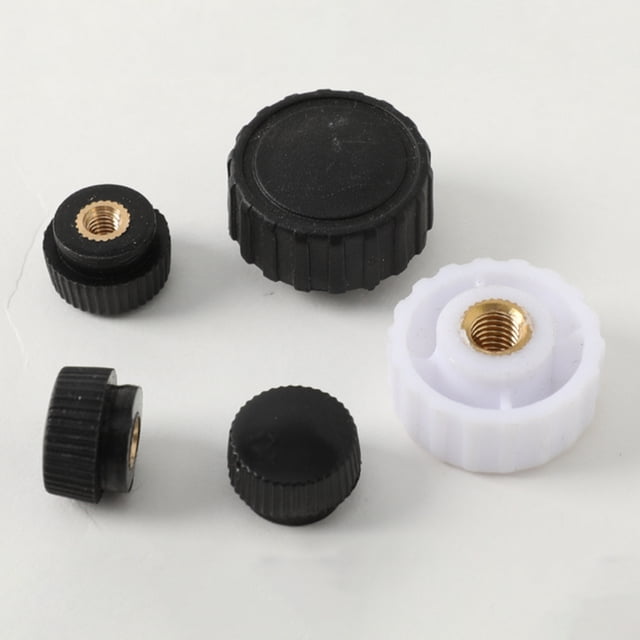 stanreset Bakelite Nut Professional Modified Components Mechanical Sturdy Copper Core Thread Knurled Knob Clamp Fixation Accessory m 3