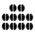 thumbnail image 1 of 20 pares de almohadillas nasales adhesivas para anteojos en forma de D, almohadillas nasales de silicona suave antideslizantes (2 mm), 1 of 2