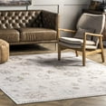 thumbnail image 1 of nuLOOM Krystin Machine Washable Distressed Accent Rug, 2' x 3', Beige, 1 of 15