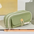 thumbnail image 3 of Style Rope Pencil Holder Large Capacity Layered Pencil Organizer Minimalist Pen Pouch With Zipper Pen Pouch Bag Craft Table Craft Organizers And Storage Drawers Stationery Pens Organizer Crafts for, 3 of 3