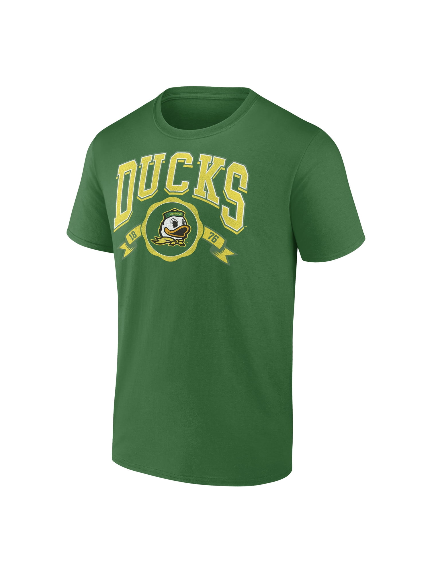 NCAA Oregon Ducks Men's Cotton Green Short Sleeve T-Shirt