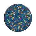 thumbnail image 4 of Spare Tire Cover, Colorful Dragonfly Butterfly Wheel Cover Tire Covers For Trailers Car Truck Camper Universal Tire Covering Fits Diameter14"-17", 4 of 4