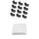 thumbnail image 1 of 50x capa de corte de cabellero desechable, corte de cabellero, protección, capas de peluquero + clips Yuyangstore Capa de corte de pelo desechable, 1 of 8
