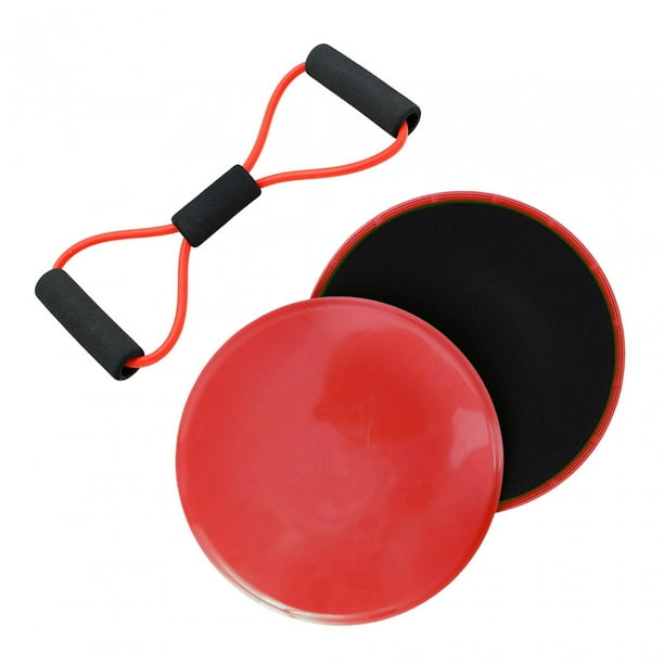 3 Piece 8 Shape Resistance Band Stretching and Core Pusher Set ...