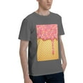 thumbnail image 2 of Bingfone Pink Ice Cream Men'S Loose Fit Short-Sleeve Pocket T-Shirt, 2 of 7