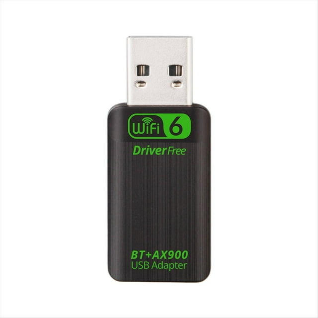 Adaptador USB WiFi 6 AX900 con Bluetooth 5.4, Tarjeta de Red Inalámbrica de Doble Banda de 2,4 GHz y 5 GHz para 10/11, Sin Controlador.