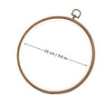 thumbnail image 2 of Round Embroidery Hoop Rubber Embroidery Hoop for Display Imitated Ornament for Craft Sewing DIY Hanging, 2 of 8