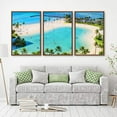 thumbnail image 2 of IDEA4WALL 3 Piece Canvas Wall Art Tropical Palm Trees Canvas Prints Framed Wall Art Decor, 2 of 4