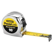 STANLEY Tape Measure,1 In x 16 ft,Yellow/Black 33-516