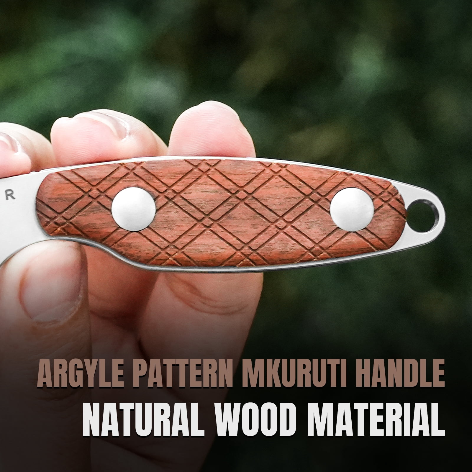 Kizer Muskrat Fixed Blade Knife S35VN Blade Mkuruti Handle Pocket Tactical Knives 1064A2