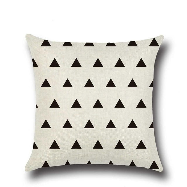 Funda De Almohada De Cuadrada De 18 '' Funda De Cojín De Cintura Para Sofá Decoración Para El Hogar Baoblaze Cojín
