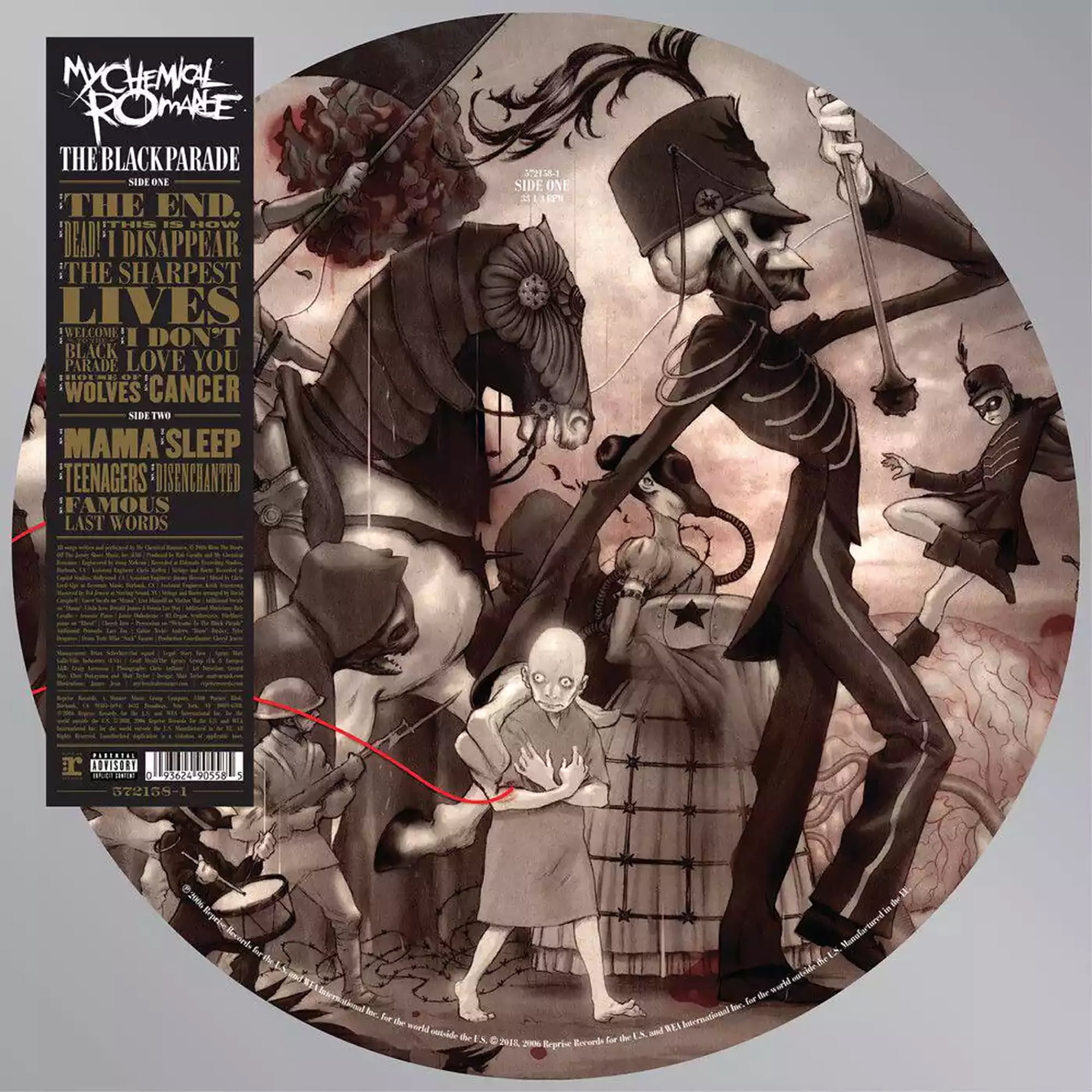 Reprise / WEA, Music & Performance, Black Parade Vinyl, Double LP
