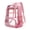 Pink, variant on Clear Backpack for School 17 inch Large Heavy Duty Stadium Approved Clear Bookbag, See Through Transparent Backpacks for Travel College Work