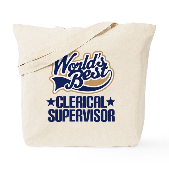 CafePress - Clerical Supervisor - Unisex Canvas Tote Bag, Beige, 1-Piece