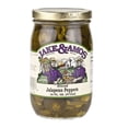 thumbnail image 2 of Jake & Amos Pickled Peppers Variety Pack 16 oz. Sweet & Hot Pepper Strips, 2 of 2