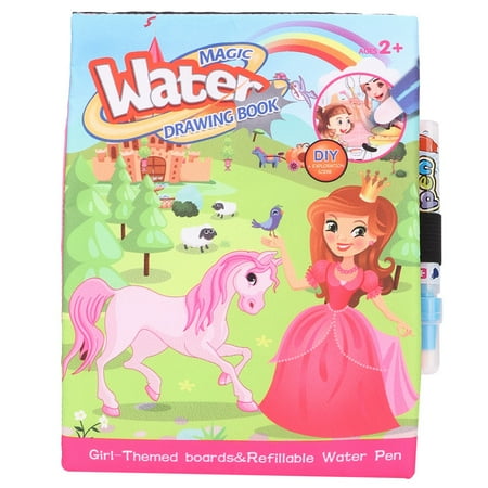 Download Herwey Cartoon Water Watercolor Coloring Book with Water Pen for Kids Toddlers , Cartoon ...