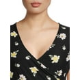 thumbnail image 4 of No Boundaries Juniors' Wrap Dress, 4 of 5