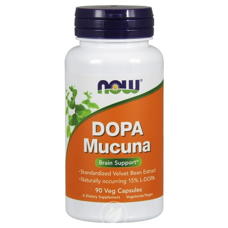 Now Foods - Dopa Mucuna, 90 Veggie Caps, Pack of