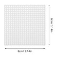 thumbnail image 6 of LOLIPPYY 40Pcs Plastic Mesh Canvas Sheets White Grid for Needlepoint Cross Stitch and Handmade, 6 of 8