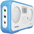 thumbnail image 6 of Sangean PR-D19BU FM Stereo/AM Digital Tuning Portable Radio with Protective Bumper (White/Blue), 6 of 8